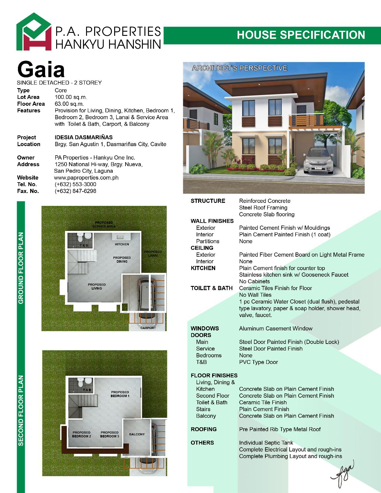 Idesia Dasmarinas House and Lot