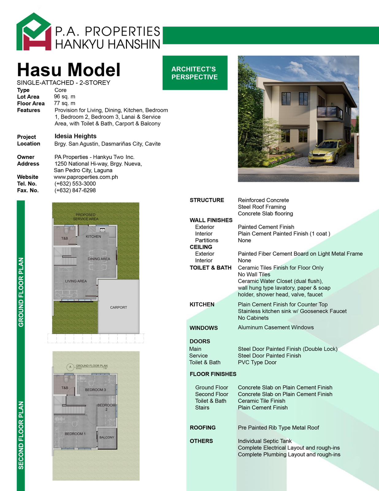 Idesia Dasmarinas House and Lot